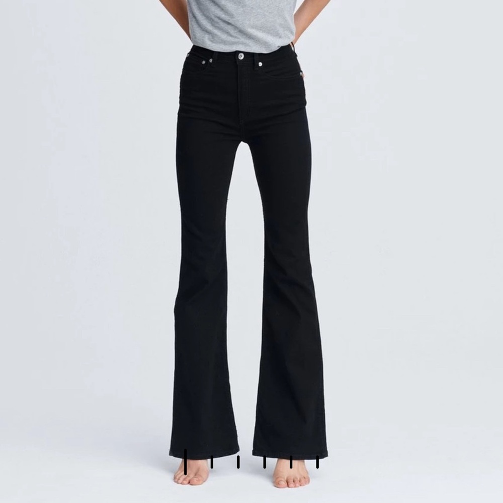 Rag & Bone JANE SUPER HIGH-RISE FLARE